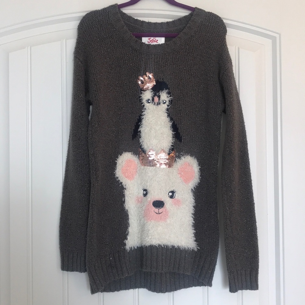 Girls Sz 8 Justice Sweater